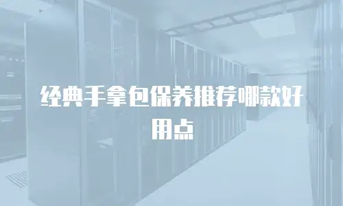 经典手拿包保养推荐哪款好用点