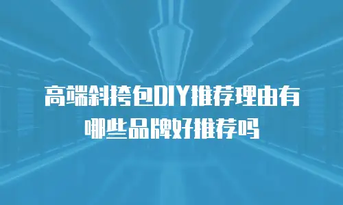 高端斜挎包DIY推荐理由有哪些品牌好推荐吗