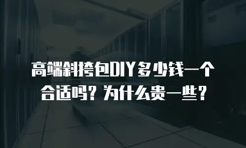 高端斜挎包DIY多少钱一个合适吗？为什么贵一些？