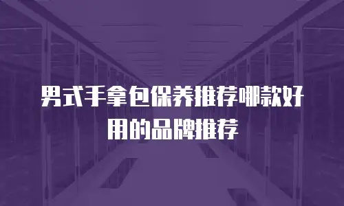 男式手拿包保养推荐哪款好用的品牌推荐