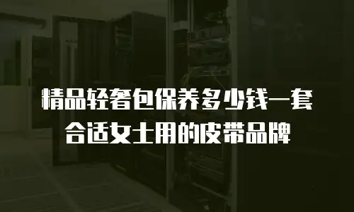 精品轻奢包保养多少钱一套合适女士用的皮带品牌