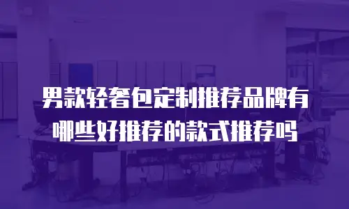 男款轻奢包定制推荐品牌有哪些好推荐的款式推荐吗