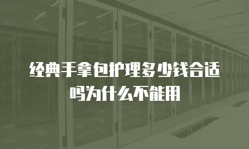 经典手拿包护理多少钱合适吗为什么不能用
