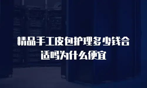 精品手工皮包护理多少钱合适吗为什么便宜