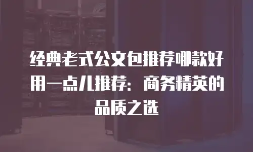 经典老式公文包推荐哪款好用一点儿推荐：商务精英的品质之选