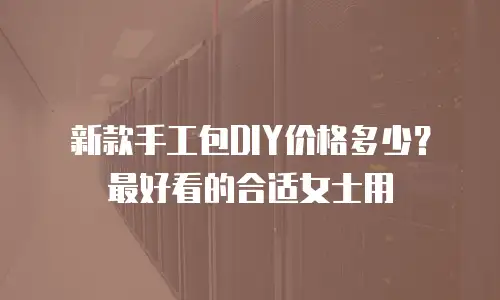 新款手工包DIY价格多少？最好看的合适女士用