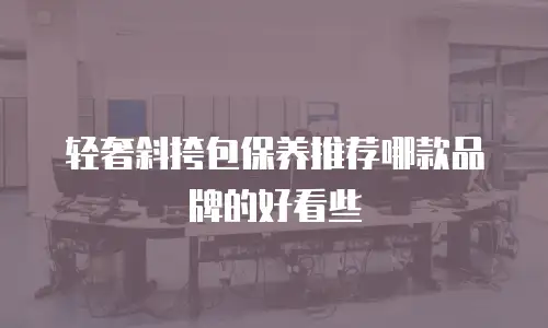 轻奢斜挎包保养推荐哪款品牌的好看些