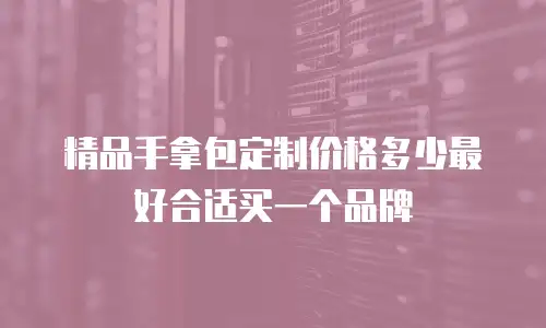 精品手拿包定制价格多少最好合适买一个品牌