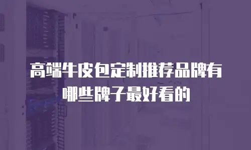 高端牛皮包定制推荐品牌有哪些牌子最好看的