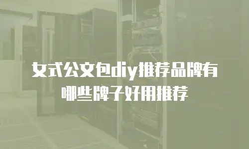 女式公文包diy推荐品牌有哪些牌子好用推荐