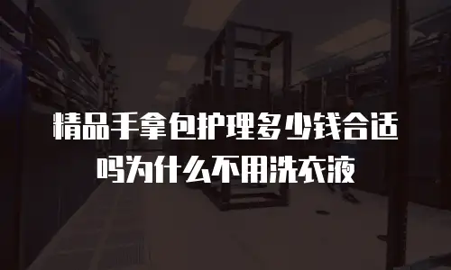 精品手拿包护理多少钱合适吗为什么不用洗衣液