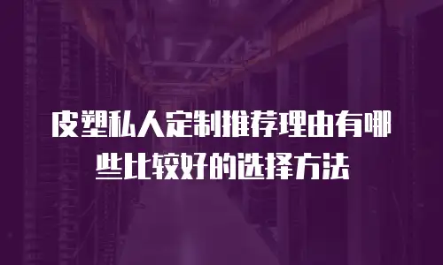 皮塑私人定制推荐理由有哪些比较好的选择方法
