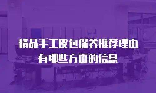 精品手工皮包保养推荐理由有哪些方面的信息