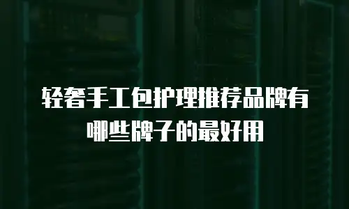 轻奢手工包护理推荐品牌有哪些牌子的最好用