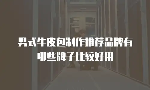 男式牛皮包制作推荐品牌有哪些牌子比较好用