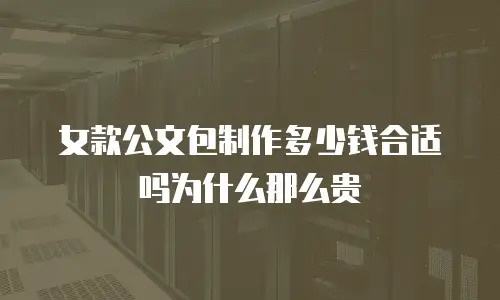 女款公文包制作多少钱合适吗为什么那么贵