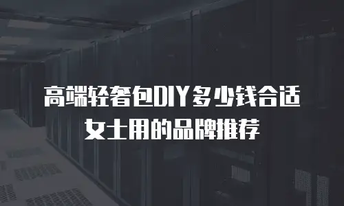 高端轻奢包DIY多少钱合适女士用的品牌推荐
