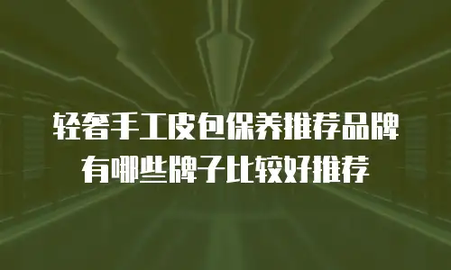 轻奢手工皮包保养推荐品牌有哪些牌子比较好推荐