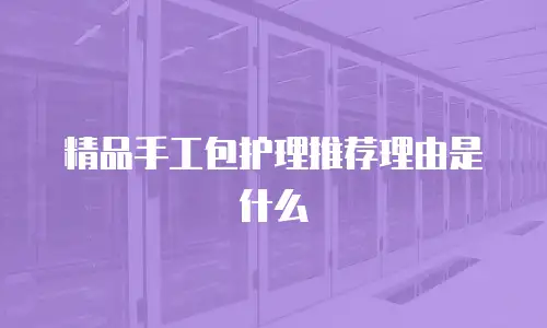 精品手工包护理推荐理由是什么