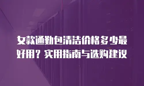 女款通勤包清洁价格多少最好用？实用指南与选购建议