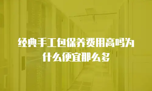 经典手工包保养费用高吗为什么便宜那么多