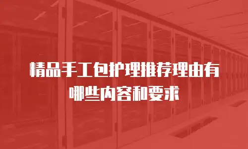 精品手工包护理推荐理由有哪些内容和要求