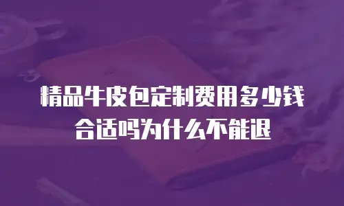 精品牛皮包定制费用多少钱合适吗为什么不能退