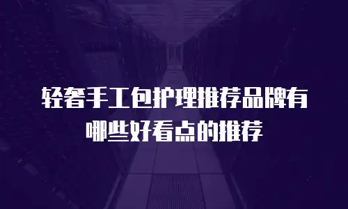 轻奢手工包护理推荐品牌有哪些好看点的推荐