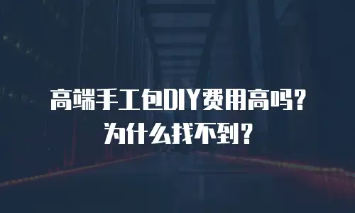 高端手工包DIY费用高吗？为什么找不到？