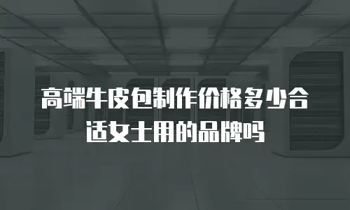 高端牛皮包制作价格多少合适女士用的品牌吗