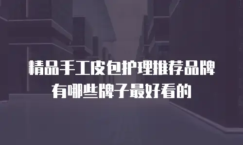 精品手工皮包护理推荐品牌有哪些牌子最好看的
