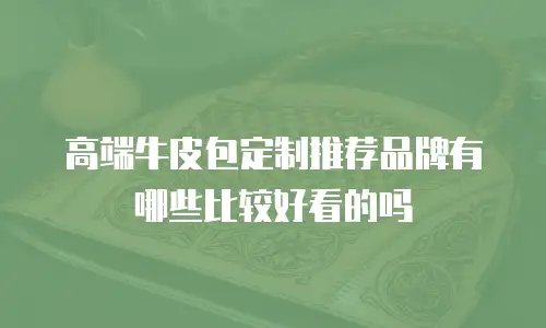 高端牛皮包定制推荐品牌有哪些比较好看的吗