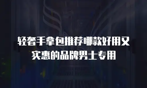 轻奢手拿包推荐哪款好用又实惠的品牌男士专用