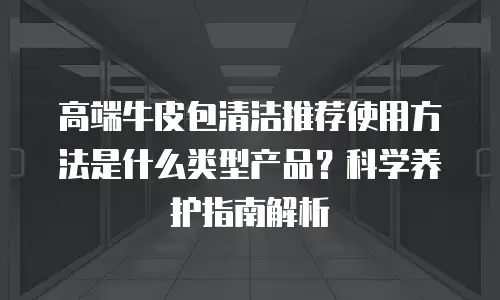 高端牛皮包清洁推荐使用方法是什么类型产品？科学养护指南解析