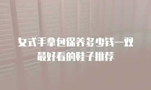 女式手拿包保养多少钱一双最好看的鞋子推荐