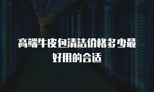 高端牛皮包清洁价格多少最好用的合适
