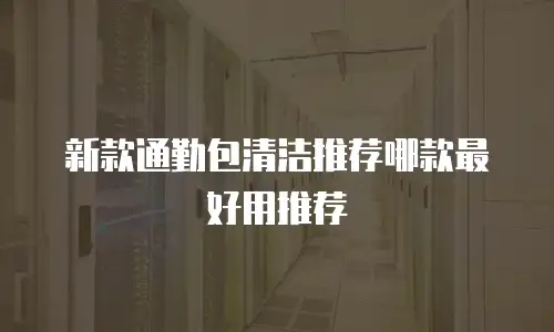 新款通勤包清洁推荐哪款最好用推荐