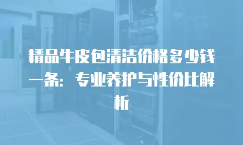 精品牛皮包清洁价格多少钱一条：专业养护与性价比解析