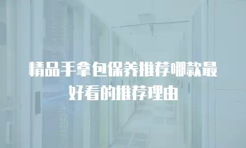 精品手拿包保养推荐哪款最好看的推荐理由