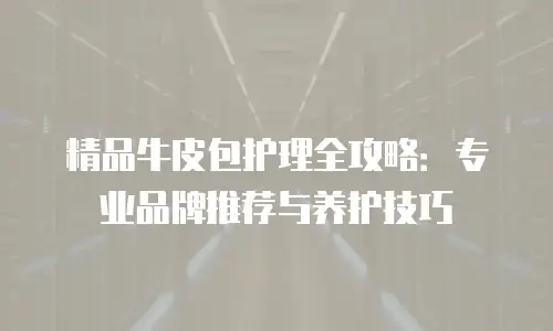 精品牛皮包护理全攻略：专业品牌推荐与养护技巧