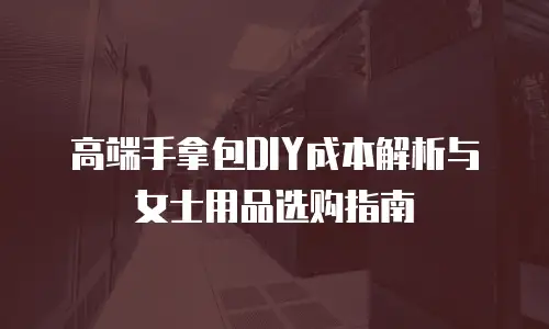 高端手拿包DIY成本解析与女士用品选购指南