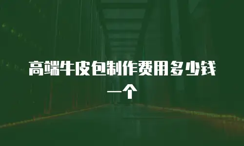 高端牛皮包制作费用多少钱一个