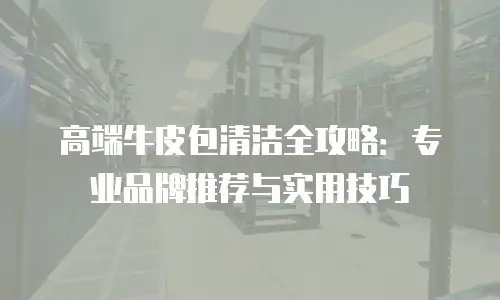 高端牛皮包清洁全攻略：专业品牌推荐与实用技巧