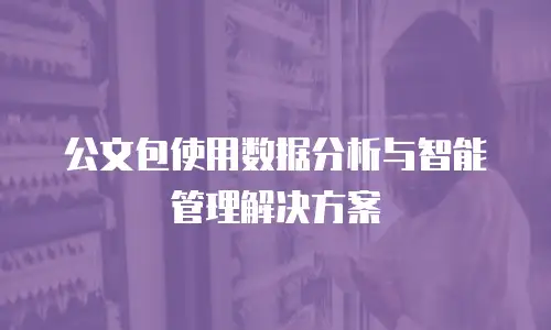 公文包使用数据分析与智能管理解决方案
