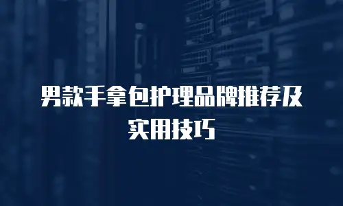 男款手拿包护理品牌推荐及实用技巧
