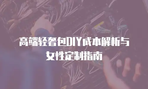 高端轻奢包DIY成本解析与女性定制指南