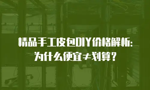 精品手工皮包DIY价格解析：为什么便宜≠划算？