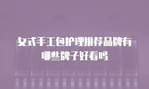 女式手工包护理推荐品牌有哪些牌子好看吗