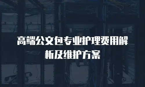 高端公文包专业护理费用解析及维护方案