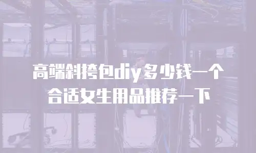 高端斜挎包diy多少钱一个合适女生用品推荐一下